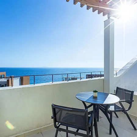 Santorini Luxury 8 - Private Balcony With Sea View, Parking And بالاسي