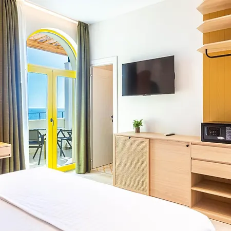 Santorini Luxury 8 - Private Balcony With Sea View, Parking And شقة بالاسي